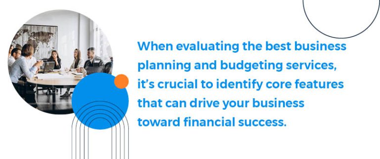 Business Planning And Budgeting Services